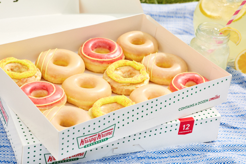 Refreshing lineup includes four doughnuts available for a limited time beginning June 7 and BOGO FREE Lemonade Glazed Doughnut on National Best Friend Day, June 8 (Photo: Business Wire)