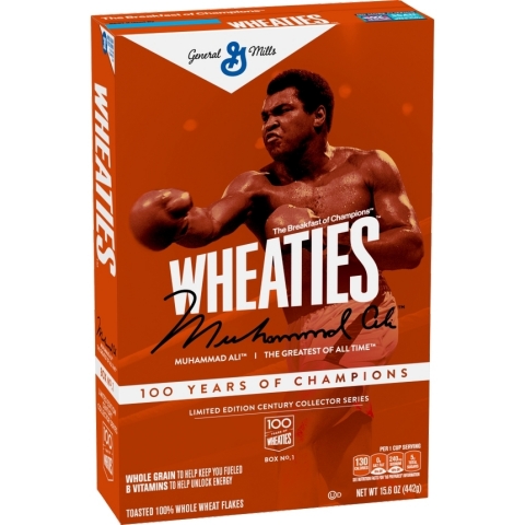 Wheaties celebrates 100 years with launch of Century Box Series, bringing back cover athletes who inspire the next generation of champions, starting with 'The Greatest' Muhammad Ali. (Photo: Business Wire)
