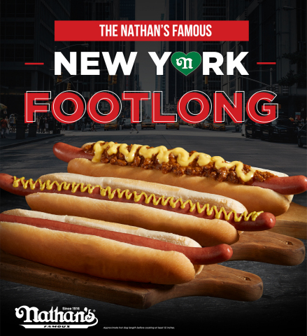 Nathan's Famous Footlong Hot Dogs (Photo: Business Wire)