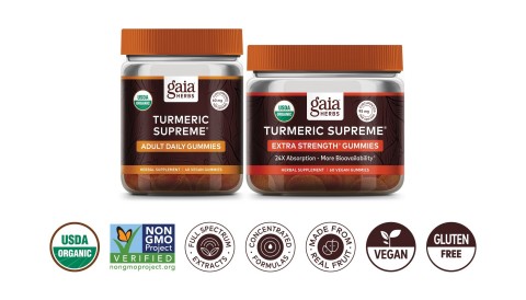 Gaia Herbs Turmeric Supreme Gummies (Photo: Business Wire)