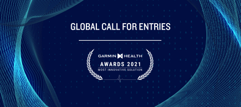 Garmin® announced a global call for entries for its 2021 Garmin Health Awards in celebration of the world’s most innovative solutions that successfully leverage the power of Garmin wearable technology into health or wellness programs. Winners from each of three separate categories will be announced at the 2021 Garmin Health EMEA Summit on Oct. 28-29 in Lisbon and each winner will receive 50 Venu® Sq Garmin smartwatches worth an estimated $10,000. (Graphic: Business Wire)