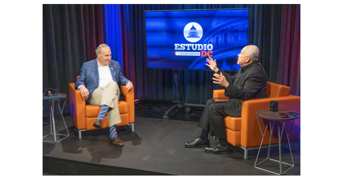 Exclusive Interview With Senator Charles Schumer on “Estudio DC con ...