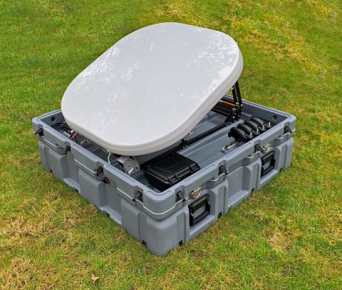 original The Kymeta™ u8 GO provides a complete connectivity solution for on-the-go communications when and where you need it. (Photo: Business Wire)