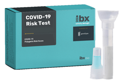 IBX COVID-19 Risk Test saliva collection kit