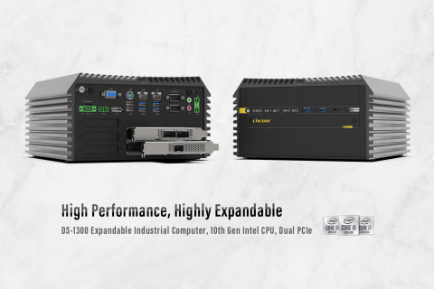 DS-1300 is a high-performance, high-expansion, rugged embedded computer, supporting up to 2x PCI/PCIe slots. (Photo: Business Wire)