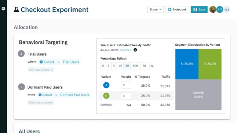 thumbnail New Amplitude Experiment product leverages customer behavior and product analytics to eliminate the barriers to scaling A/B testing programs (Graphic: Business Wire)