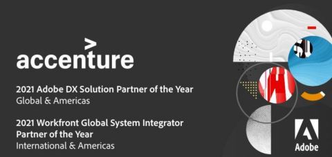 Accenture receives Partner of the Year Awards from Adobe. (Graphic: Business Wire)