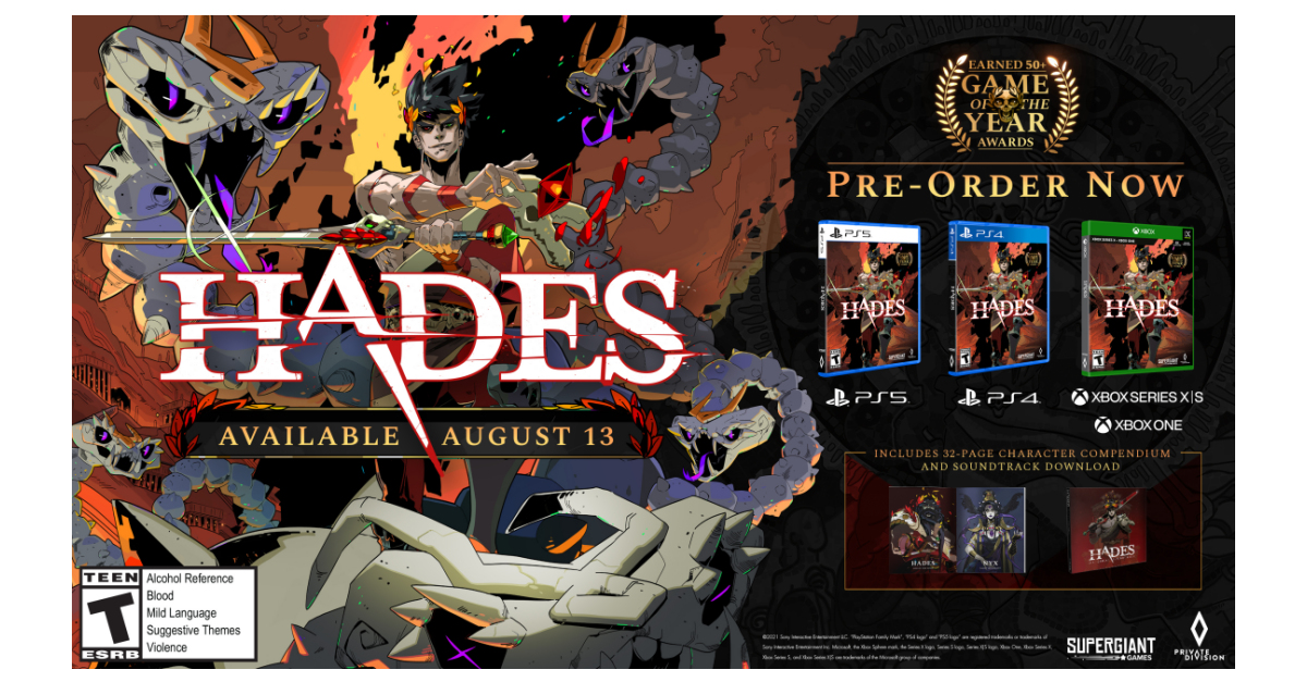 Hades - Xbox & PlayStation Trailer 