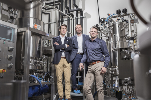 original The c-LEcta management team (from left to right Thomas Pfaadt, CFO, Carsten Fietz, Senior Vice President Finance and Administration, Dr. Marc Struhalla, Founder and CEO) Image: c-LEcta