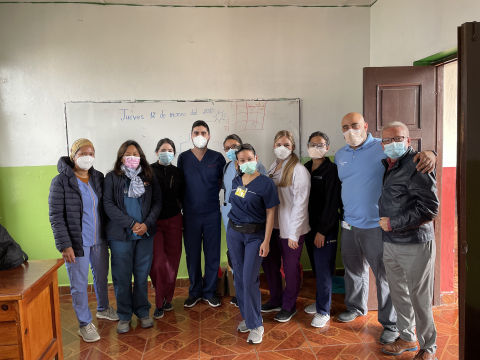 original Northwell Health's, Center Global Health team in Quito, Ecuador to provide COVID-19 vaccination relief. Credit Northwell Health