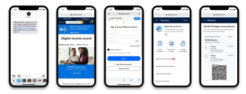 Walmart Provides Digital COVID-19 Vaccine Record (Photo: Business Wire)