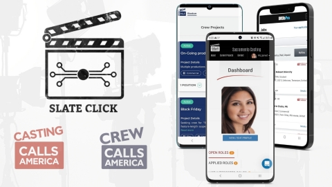 original Slate Click - Casting Calls America - Crew Calls America (Graphic: Business Wire)