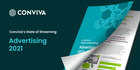 thumbnail Conviva's State of Streaming Advertising 2021 (Graphic: Business Wire)