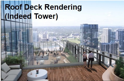 Roof Deck Rendering (Indeed Tower) (Photo: Business Wire)