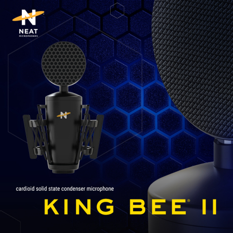 The Neat King Bee II XLR microphone. $169.99. Coming summer 2021. (Graphic: Business Wire)