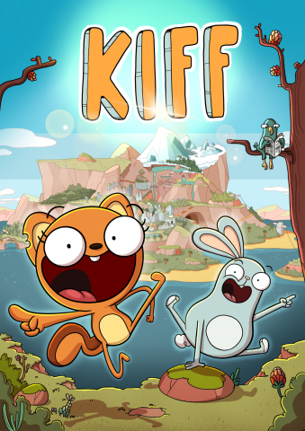 PHOTO CREDIT: DISNEY CHANNEL Disney Channel has ordered "Kiff," a nutty animated buddy-comedy series from South African creators and executive producers Lucy Heavens ("Space Chickens in Space") and Nic Smal ("Caillou") debuting in 2023. Emmy® Award-winner Kent Osborne ("SpongeBob SquarePants," "Phineas and Ferb") is co-producer and story editor.