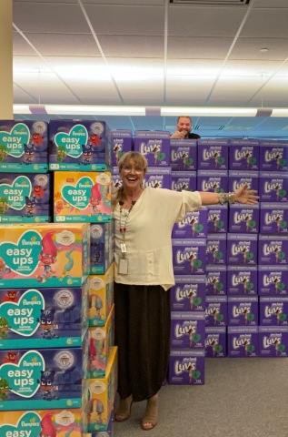 The Second Annual NWFCU Foundation Diaper Drive Increased Donations by 148% (Photo: Business Wire)