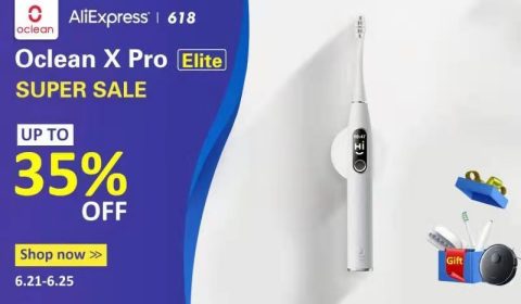 Oclean X Pro Elite Super Smart Electric Toothbrush Joins Aliexpress 618 Sale (Graphic: Business Wire)