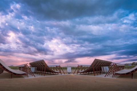 original LeoLabs’ space radar in Costa Rica, first unveiled in July 2020 (Source: LeoLabs).