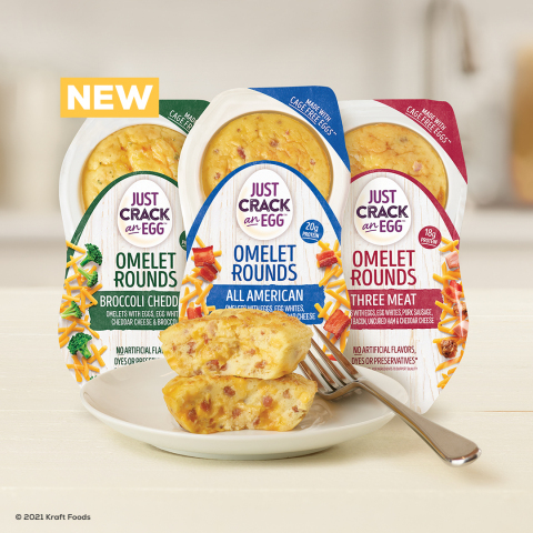 New Just Crack an Egg Omelet Rounds (Photo: Business Wire)