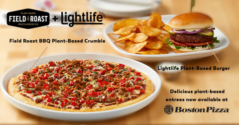 Field Roast and Lightlife partner with Boston Pizza to kick off patio season this summer. (Photo: Business Wire)