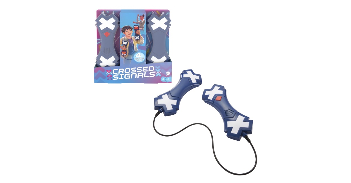 Juego Crossed Signals Mattel - Juego De Reacción Con Luces Y Voz, Para Hasta 4 Jugadores