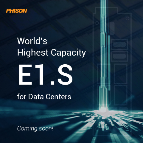 Phison's own E1.S coming to market soon (photo courtesy of Phison)