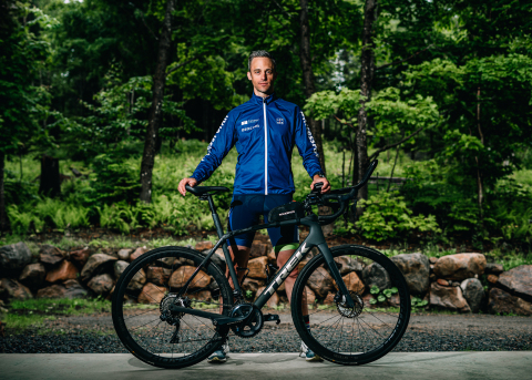 Endurance Athlete Sébastien Sasseville to ride across Canada in support of JDRF’s #AccessforAll campaign (Photo: Business Wire)