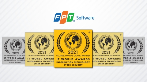 FPT Software was recognized with six awards at the 2021 IT World Awards (Graphic: Business Wire)