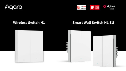 Aqara Smart Wall Switch H1 EU and Aqara Wireless Switch H1 (Photo: Aqara)