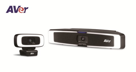 AVer's CAM130 4K Camera (left) and VB130 4K Video Bar (right) have been granted Zoom Rooms Camera Certification from Zoom Video Communications, Inc. (Photo: Business Wire)