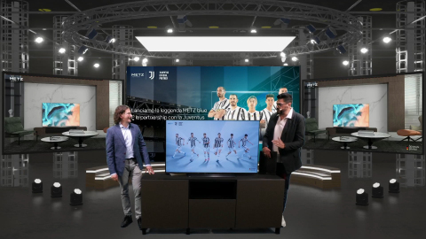 METZ blue, in Global Strategic Partnership with Juventus, to Greet Italian Football Fans with Immersive TV Experiences (Photo: Business Wire)