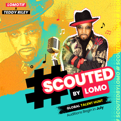 Lomotif and Teddy Riley looking for the next big music talent with ScoutedByLomo (Graphic: Business Wire)
