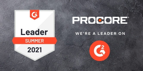 Procore Earns Top Honors for Five Key Categories in G2 2021 Summer Report (Photo: Business Wire)