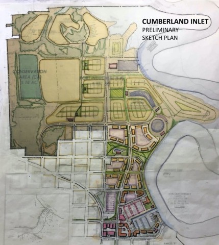 Preliminary sketch plan of Cumberland Inlet. (Graphic: Business Wire)