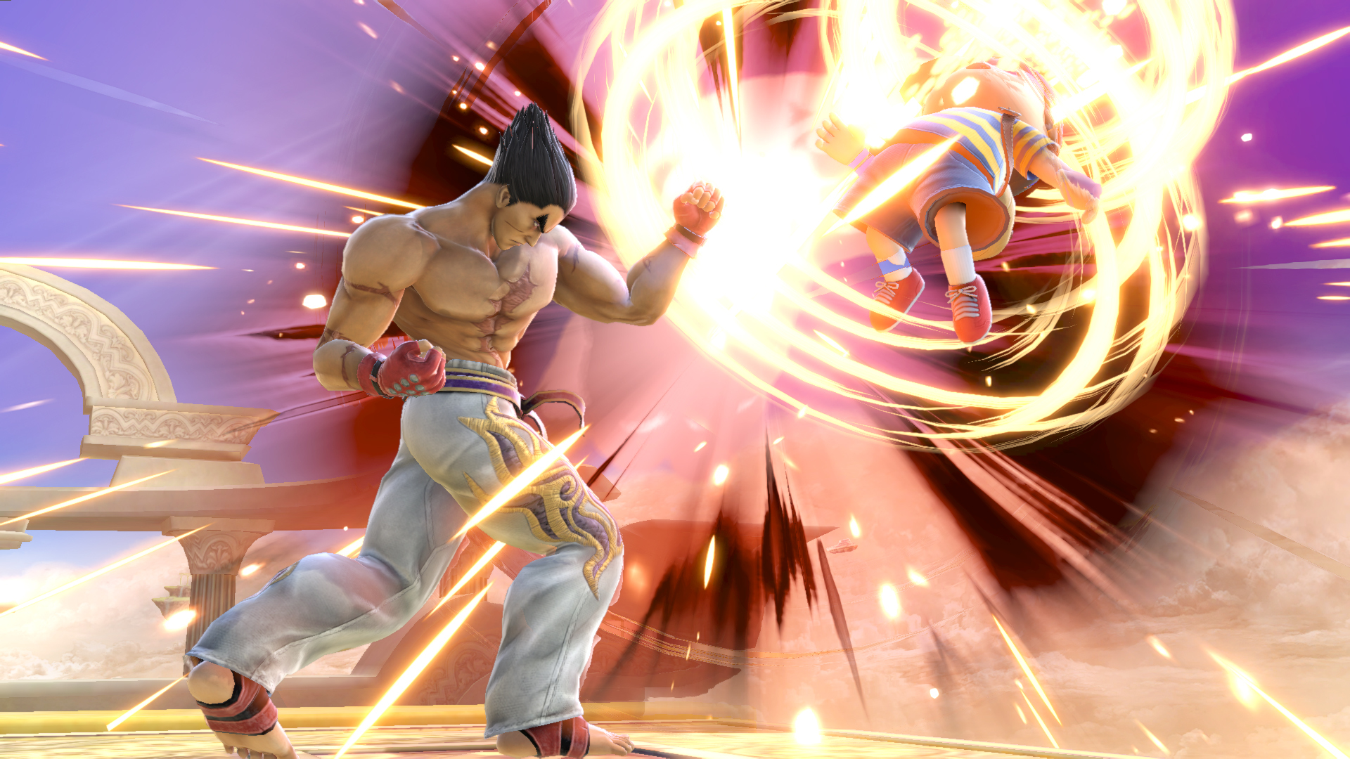 Black Suit Kazuya Mishima Wins Victory Screen & Final Smash