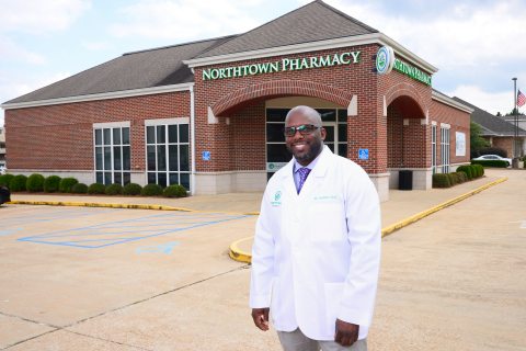 Dr. Andrew Clark opened Northtown Pharmacy in Jackson, Mississippi, with the help of a $100,000 Small Business Boost loan from the Federal Home Loan Bank of Dallas and BankPlus. (Photo: Business Wire)