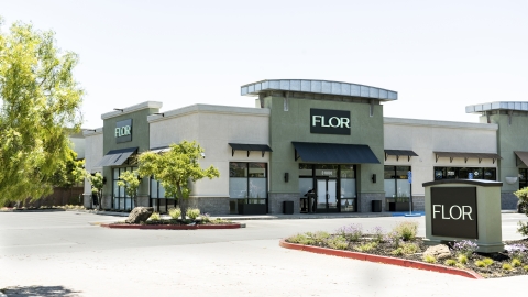 FLOR is looking to redefine the cannabis retail experience. With a space formerly occupied by a major cell phone provider, FLOR has prime location and ample parking for both in-store shopping and curbside pickup. (Photo: Remedy Productions)