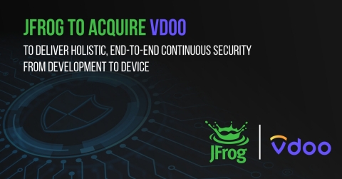 JFrog announces agreement to acquire Vdoo (Graphic: Business Wire)