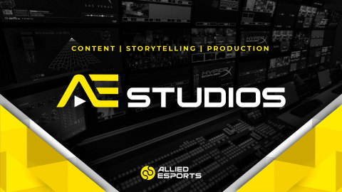Allied Esports has launched AE Studios as a new solution for original content, storytelling and production services needs outside of esports tournament operations and broadcasts. (Graphic: Business Wire)