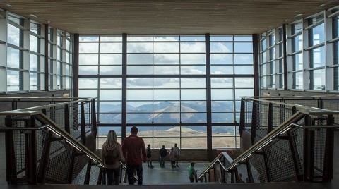 View of Mount Rosa from the Lobby of the Pikes Peak Summit Complex (Photo: Business Wire)