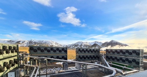 “Orca,” Climeworks’ newest plant in Iceland, will capture 4,000 tons of carbon dioxide per year with support from Accenture, © Climeworks 2021