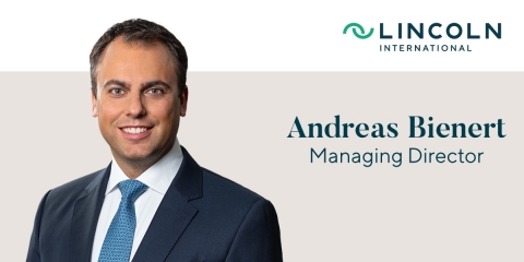 Lincoln International adds Andreas Bienert as Managing Director, further strengthening the firm’s global advising capabilities in industrial technology. (Photo: Business Wire)