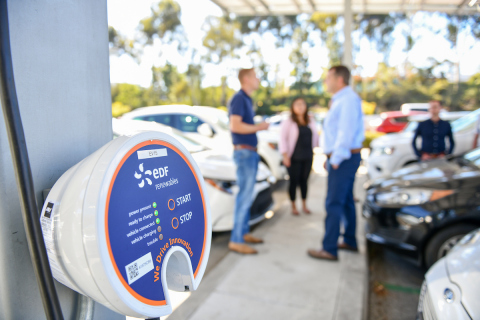 PowerFlex has more than 6,000 smart EV charging stations installed for corporate and industrials customers. (Photo: Business Wire)