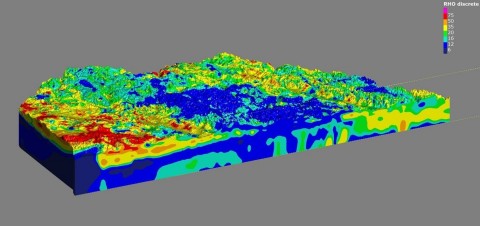 Sensing data processed and inverted in AGS Workbench software can then be combined in Seequent’s Leapfrog Works to create a 3D model that gives a detailed overview of resources. (Photo: Business Wire)