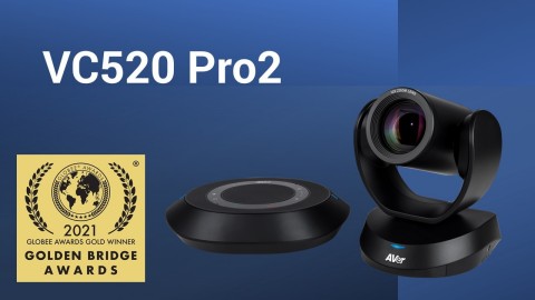 VC520 Pro2 wins a 2021 Gold Globee Award for Hardware in the Golden Bridge Awards. (Photo: Business Wire)