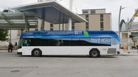 IndyGo is now running Allison-equipped electric hybrid buses for Indianapolis Public Transport. (Photo: Business Wire)