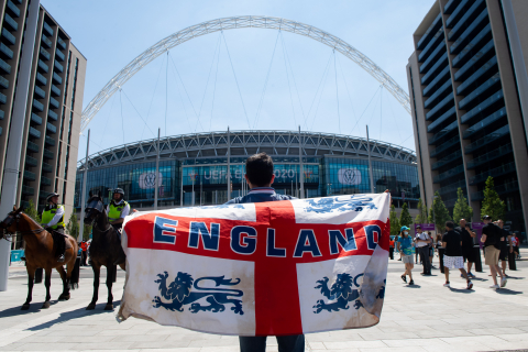 Wembley Stadium – scene of England’s dramatic EURO Final with Italy . © Michael Tubi / Shutterstock.com