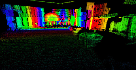 LiDAR point cloud output combining HD resolution and long-distance range. (Photo: Business Wire)