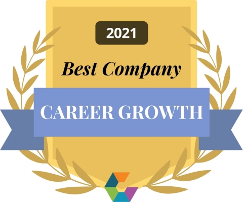 Comparably’s Best Company “Career Growth” award. (Graphic: Business Wire)